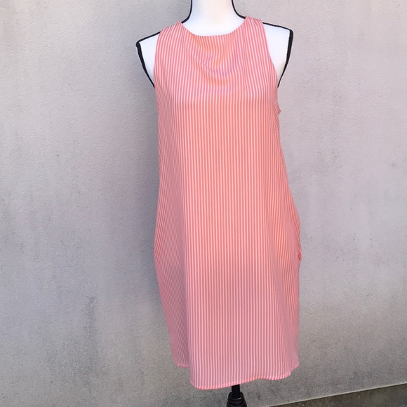 Pink Lily Dresses & Skirts - Stripped pink lily dress size small